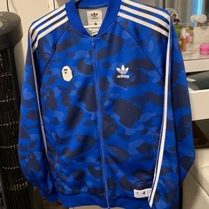 bape adidas track jacket